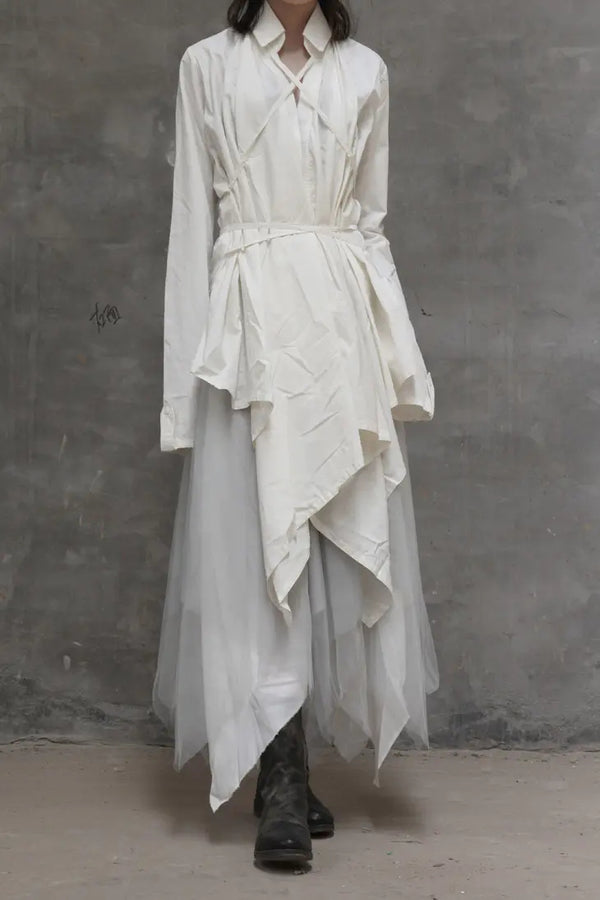 marc le bihan shirt 2620 white